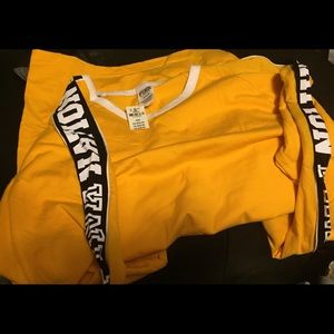 Yellow Victoria secret pink shirt